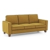 Apollo Neo 3 Seater Fabric Sofa In Ochre Colour