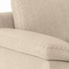 Esquel Essential 1 Seater Fabric Sofa in Pearl Colour