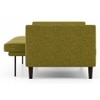 Felicity 3 Seater Click Clack Sofa cum Bed In Olive Green Colour