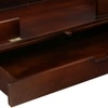 D'Dass Dark Wooden Shelf Style Temple For Pooja In Home and Office