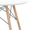 Ormond Round Solid Wood Coffee Table In White Finish