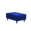 Deeplac Sectional Fabric Sofa - Navy Blue