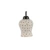 Clayne MultiColour Glass Shade Table lamp
