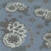 Azure Bloom Floral Carpet 5 X 7