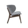 Scandinavian Polara Two Seater Lounge Chair Grey Cocoa Finish