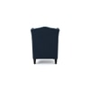 Denny Fabric Accent Chair in Blue Colour