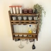 Claudia Wooden Kitchen Storage Rack
