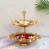 Wall 9 Tealight Holder In Gold Colour