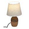 Ceramic Table Lamp Brown Timeless Elegant Design