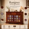 Rangrez Two Door Sheesham Wood Sideboard in Honey Oak Finish