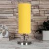 Yellow cotton table lamp with Steel Base -44