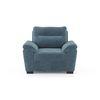 Adelaide Essential 1 Seater Fabric Sofa In Ocean Weave