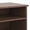 Liam Engineered Wood Free Standing TV Unit in Classic Walnut Finish