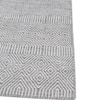 Jaipur Rugs Soft Geometric Diamond Wool And Polyester 6x9 Feet Dhurrie Carpet