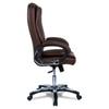 Pleash High Back Executive Chair in Brown Colour