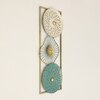 W-Lexy Abstract Metal Wall Decor in Multicolor Set of 1