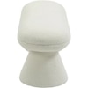 Bremfi Boucle 2 Seater Modern Ottoman Bench in Off white  Color