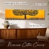 Abstract Botanical Tree Wildflower Canvas Wall Art 12 x 46 Inch