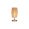 Dholak Bamboo table lamp with Steel Base =-39