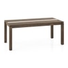 Atlas Crest Storage Solid Wood Dining Table With 6 Reed Cane Chairs (Finish : Danish Walnut, Chair Colour : Grey Floral)