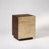 Piet Solid Wood Bedside Table in Brown Colour