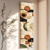 Boho Geometric Bauhaus Canvas Wall Art 12 x 46 Inch
