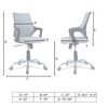 Innsightt Mid Back Ergonomic Chair in Grey Colour