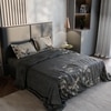 Stoa Paris Super King Size 100% Cotton Bedsheet with 2 Pillow Covers  Size Brown Beige