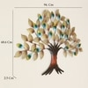 Diego Abstract Metal Wall Decor in Multicolor Set of 1