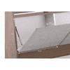Tyra King Size Bed Box Storage In Classic Walnut Finish