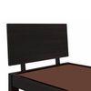Boston Solid Wood Single Size Bed In Mahogany Finish