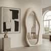 The Artment Beige Fluid Reflection Unbreakable Floor Mirror For Home (160 X 60 CM)