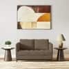 Florence Premium 2 Seater Fabric Sofa in Truffle Beige Velvet Colour