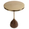 Viotto Metal Side Table in Gold Colour