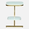 Mettura Metal Side Table in Gold Colour