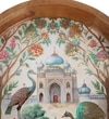 Peacock Palace Round Tray – Mughal-Inspired Art- Small (1 Piece)
