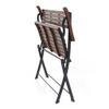 Masai Solid Wood Bench In Dark Teak Finish