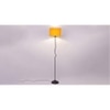 Mabel Yellow Cotton Shade with Iron Floor lamp