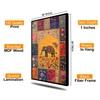The Castle Decor Traditional Madhubani Wall Painting Framed Artwork 20x30 Inch