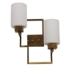 Eliante Modern Wall Lights Glass, Mild Steel & Glass Material Antique & White Finish