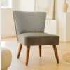 Rowan Solid Wood Accent Chair in Brown Colour