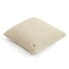 Transfer Knit Euro Sham Cushion Cover  Natural 24X24  Inches