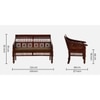 Navya 2 Seater Wooden Sofa