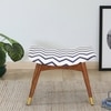 Zuno Blue Stripes Seating Stool