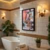 The Castle Decor Quirky Giraffe Toilet Reading Newspaper Wall Art 8x12 Inch