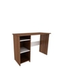Woodbuzz Duke Engineered Wood Finish Study Table Desk In Walnut And Frosty White