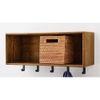 WOODENMOOD Rectangular Wall Rack