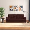 Verona Premium 3 Seater Fabric Sofa in Deep Crimson Velvet Colour