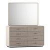 Valeria Dresser with Mirror in Dual Tone Finish