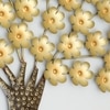 W-Sujal Abstract Metal Wall Decor in Gold Set of 1